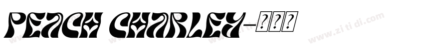 Peach Charley字体转换